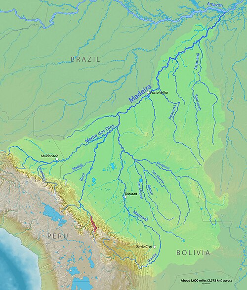 Mapa řeky Cotocajes