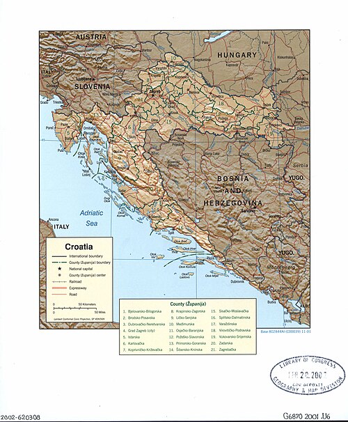 Chorvatsko. LOC 2002620308