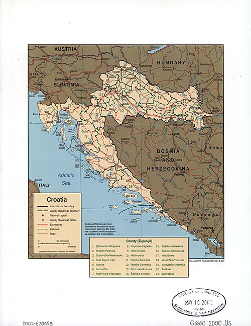 Chorvatsko. LOC 2002620498
