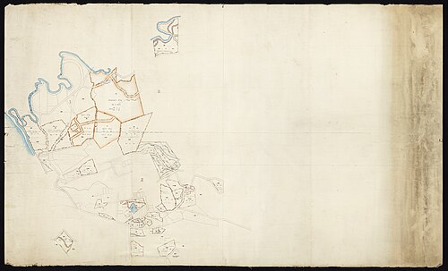 Mapa korunního grantu - okres Longwood