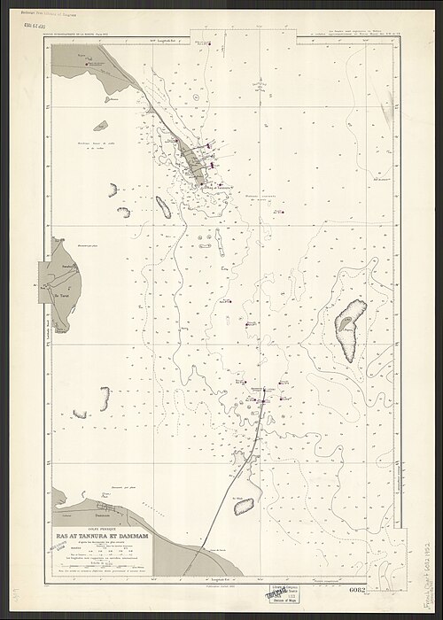 Dammam, Saúdská Arábie 1952