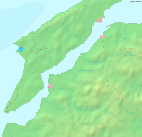 Mapa Dardanel