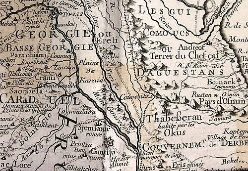 Kláštery David Gareja, Gruzie 1723