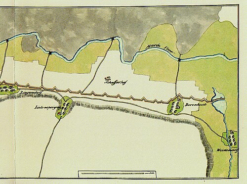 Kruženlův val a okolí (1683)