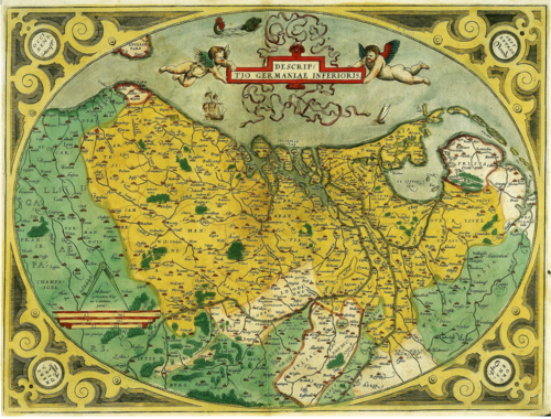 Popis Dolního Německa Nizozemsko 1573