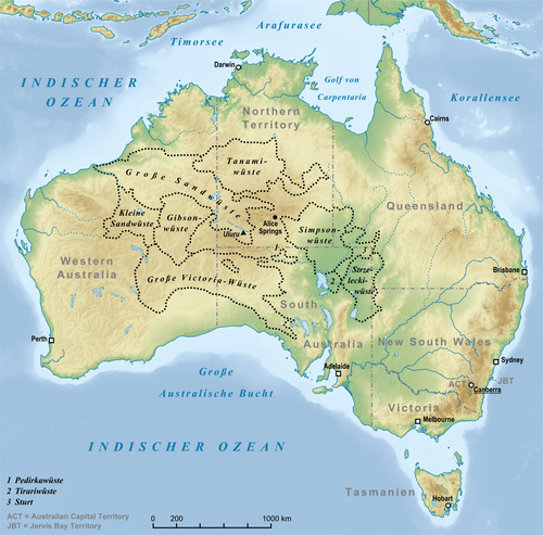 Pouště Austrálie