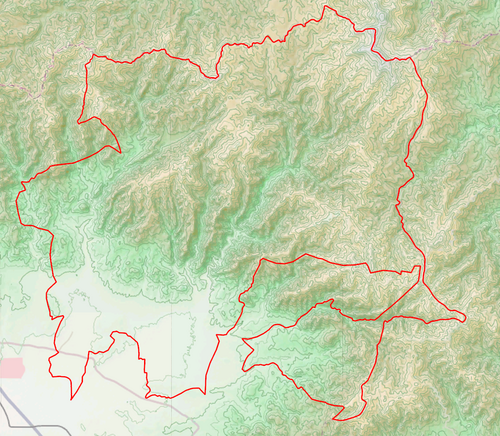 Okres Arrianon - Topografie