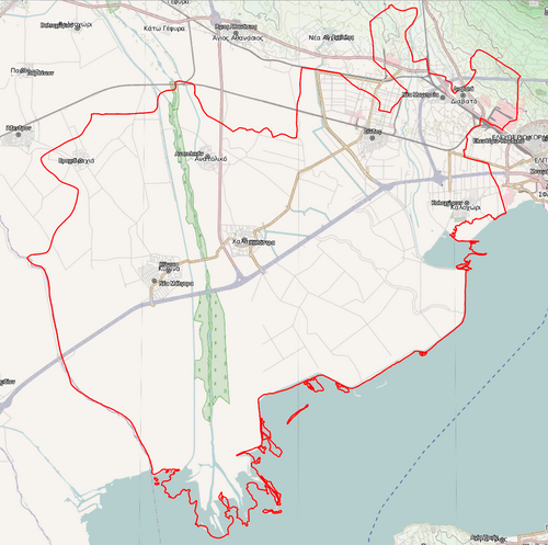 Okres Delta - Topografie