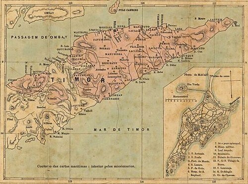Diecéze Macao 1894 - Timor
