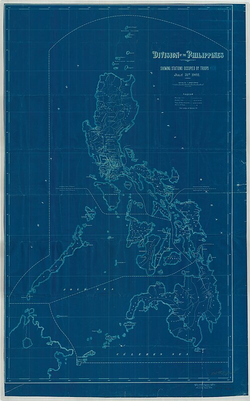 Divize Filipín se stanicemi okupovanými vojsky