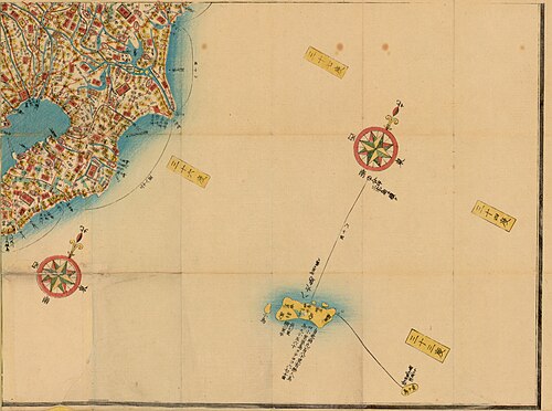 Rozšířená mapa provincií a tras velkého Japonska