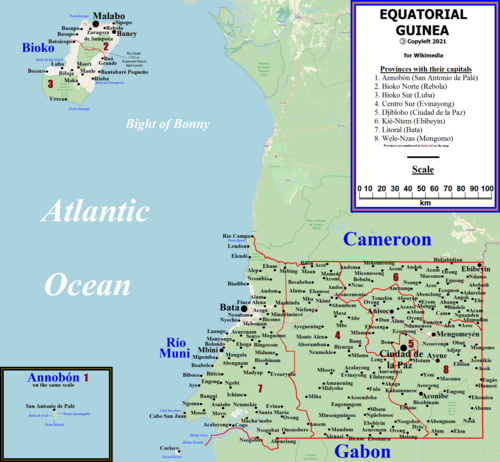 Rovníková Guinea 2021 OSM