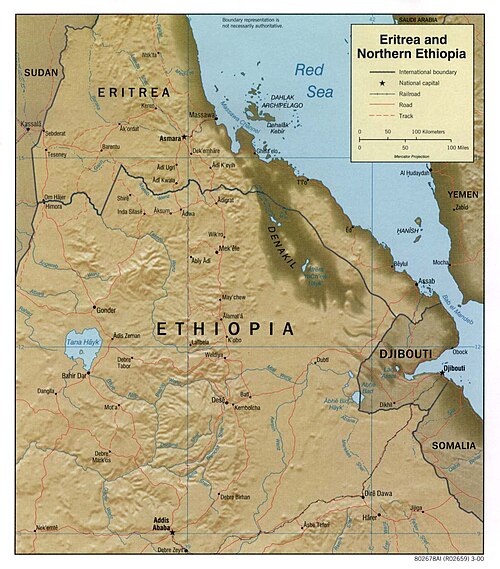 Mapa Eritrey