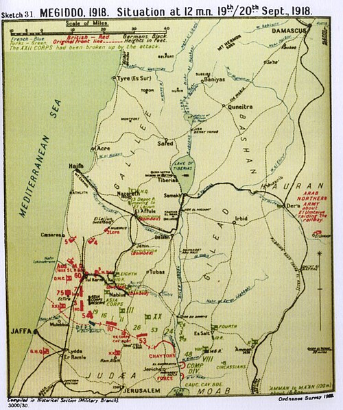 Falls Mapa 31: Megiddo