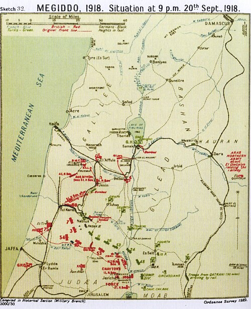 Falls Mapa 32: Megiddo