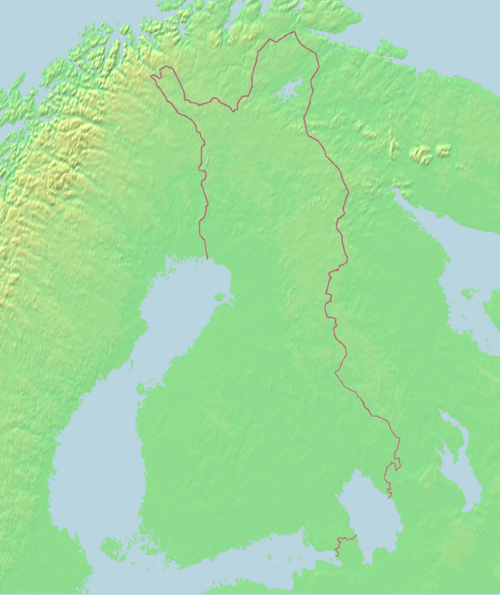 Finsko 1918 - terén