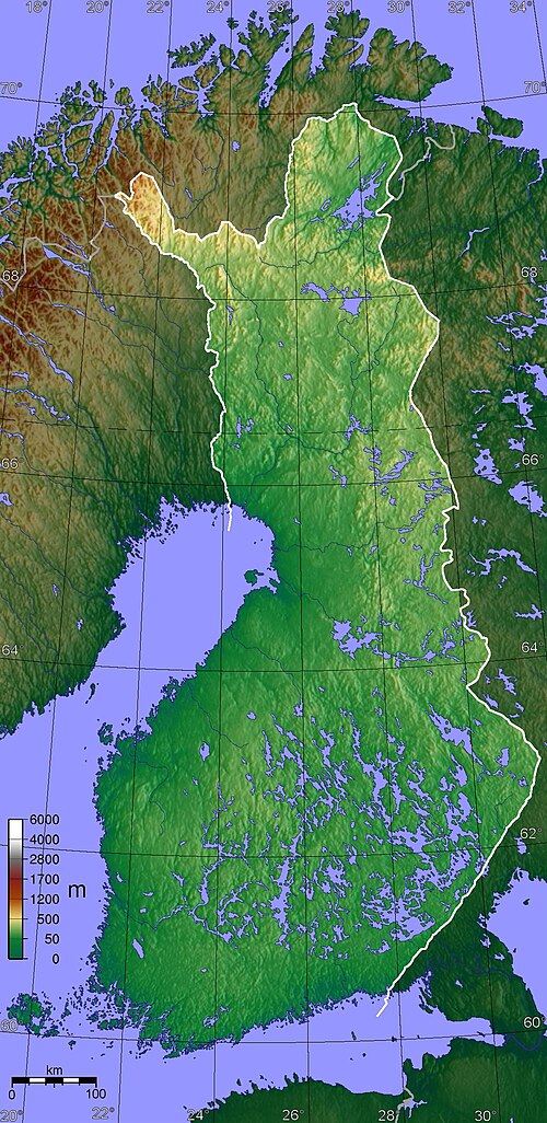 Finská topografie