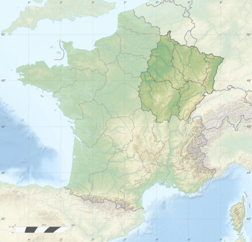Velkých topografická mapa - východní