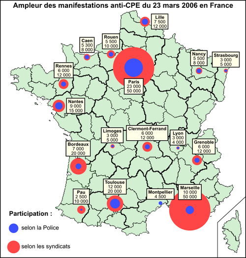 Protesty proti CPE ve Francii (březen 2006)