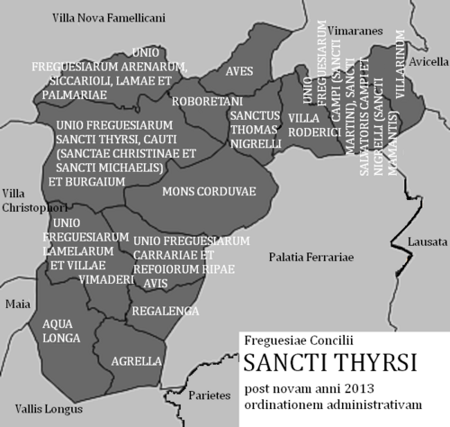 Obyvatelstva svatého Thyrsea roku 2013