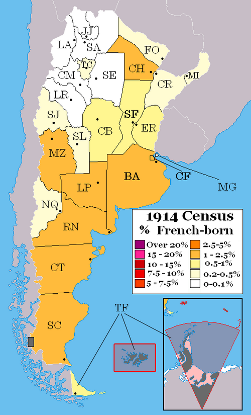Francouzi v Argentině (1914)