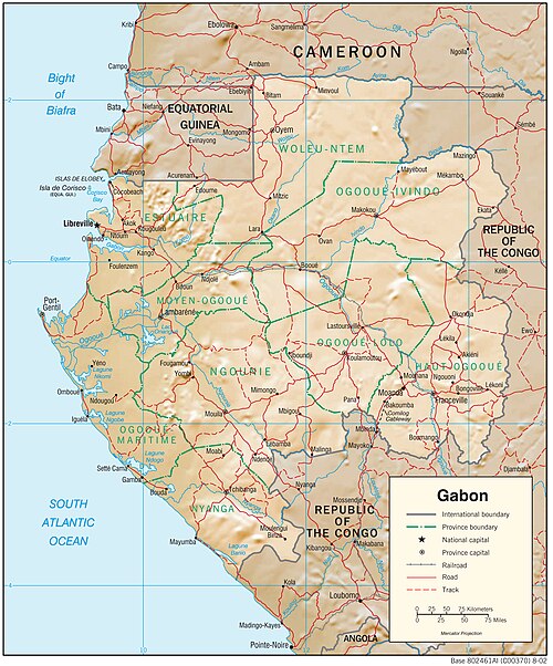 Gabon - Fyzická geografie