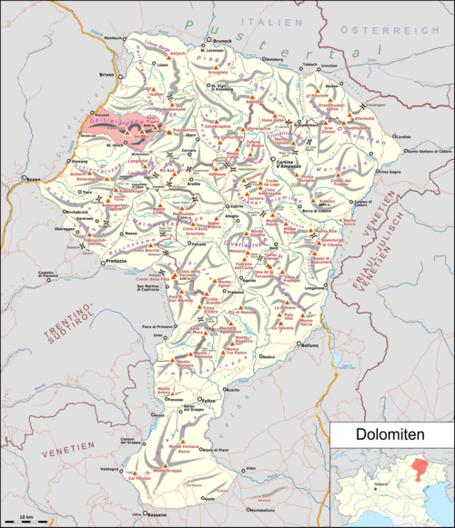 Mapa Skupiny Geisler