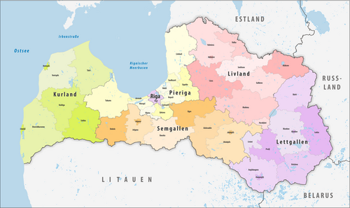 Okres Lotyšska 2022