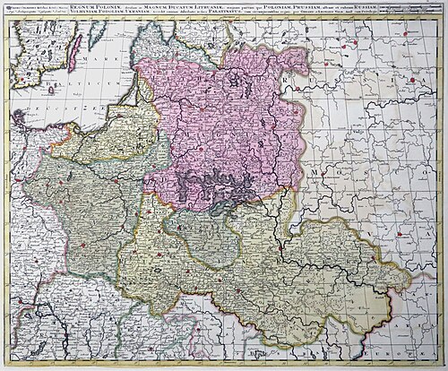 Mapa Ukrajiny - Gerard a Leonard Valk, 1710