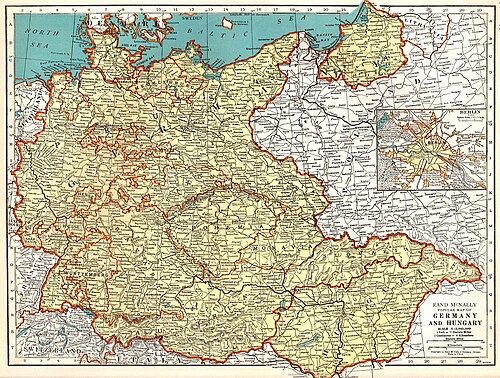Německo (s autonomním Slovenskem) a Maďarsko 1938