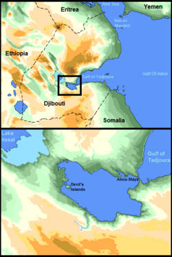 Mapa Ghoubbet-el-Kharab