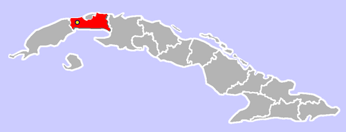 Guanajay, Kuba - Poloha