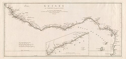Guinea mezi Sierra Leone a rovníkem