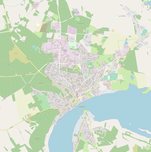 Mapa města Hadsund