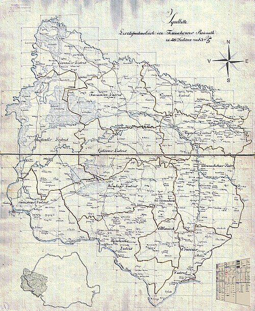 Jozefínská mapa Banátu 1769-1772