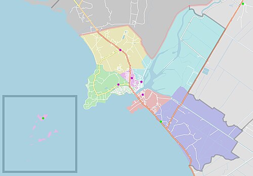 Administrativa mapa mesta Ha Tien