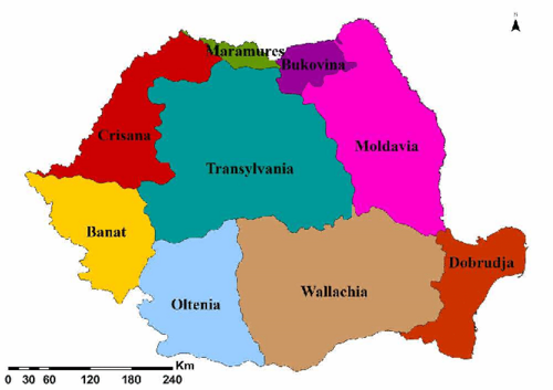 Historické regiony Rumunska