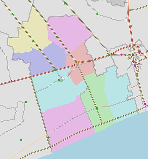 Administrativa mapa okresu Hoa Binh