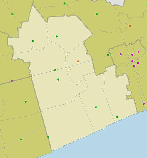 Administrativa mapa okresu Hoa Binh