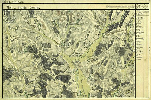 Honterská komitátu - Josephinská mapovací akce XIII-XIV, 1782