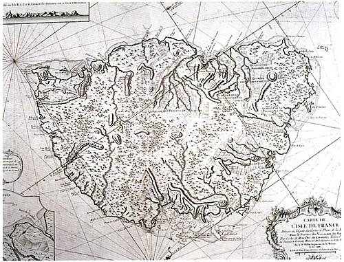 Mapa Ostrova Francie