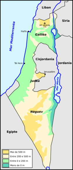 Izrael - Topografie