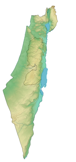 Mapa Izraele pro cestovatele