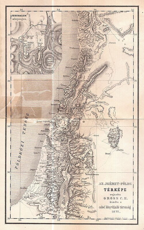 Mapa Izraele