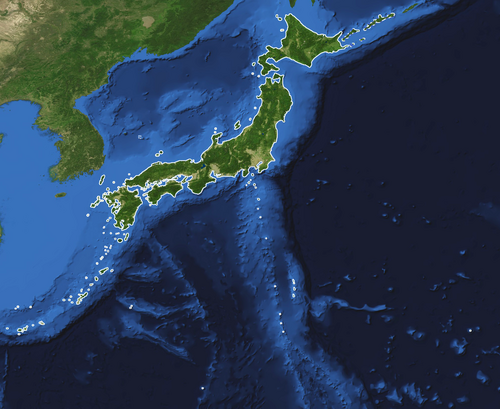 Japonsko - Archipelag s odseparovanými ostrovy