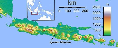 Java - sopka Merapi