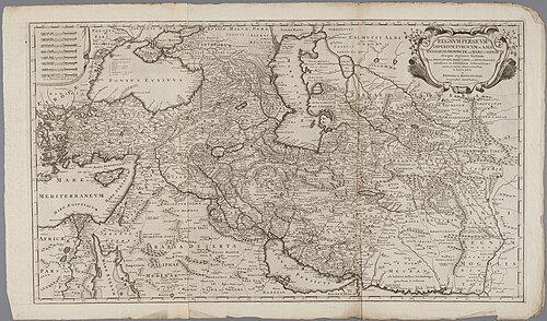 Mapa Persie, objektní č. A 16211