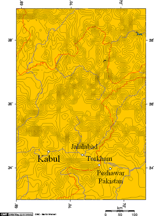 Kábul, Džalálábád, Torkhám