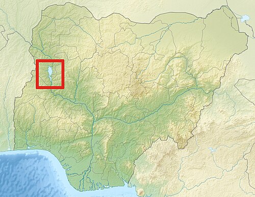 Jezero Kainji v Nigérii