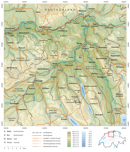 Kanton Aargau - Detail (DE)